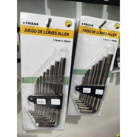 Juego de Llaves Allen mm Large
